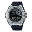 Casio Mens Digital 100M Watch MWD-100H-1B Black/Silver