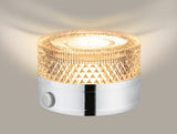 Madame Coco Claire Touch Lampshade – Compact Decorative Table Lamp | Silver & Gold