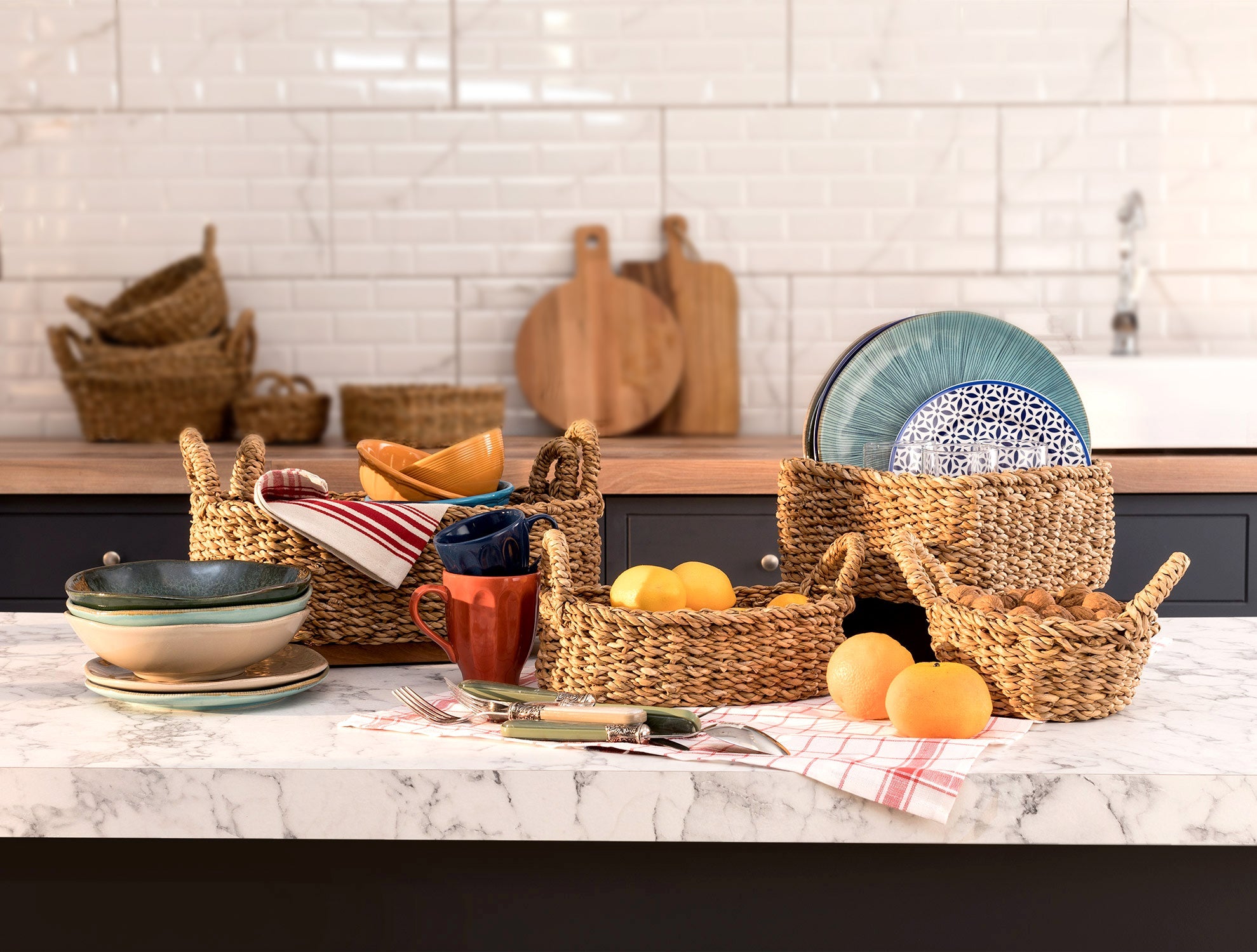 Moni Small Wicker Basket - Madame Coco JO