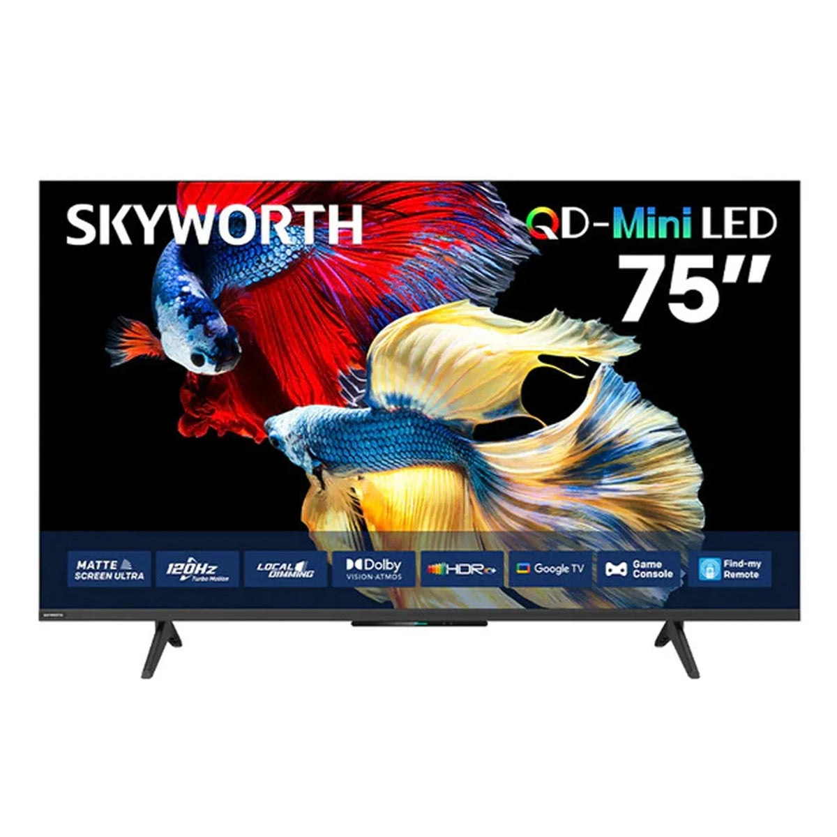 Skyworth 75X6600H TV 75 Inch Mini LED smart 4K Qled and EYE CARE Features