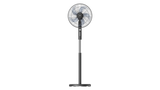 Sona Stand Fan Black 16 Insh 3 Speeds 5 Blades Blck Color with Timer