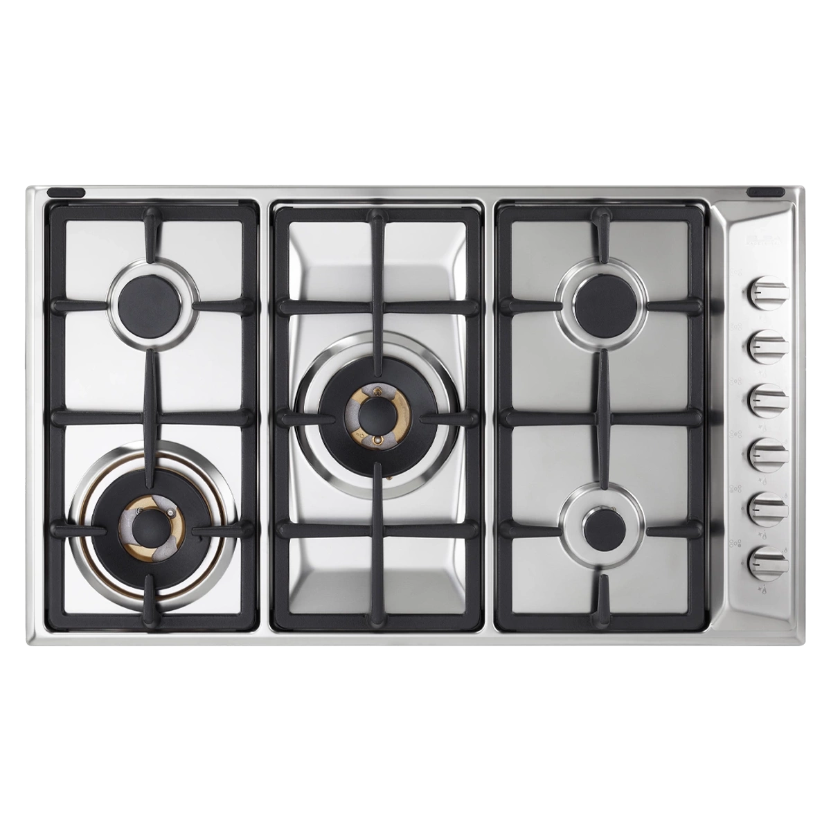 Elba EN95-565 XDB 1 Gas Hob Built-in, 5 Burners, Full Brass, 90 cm