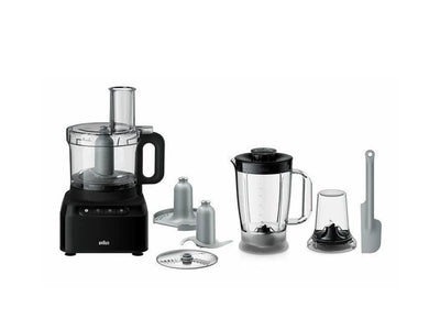 Braun FP3132BK Food Processor 800 W 2 speed settings with Pulse 2.1 L Bowl Capacity With Accessories Black