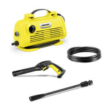 جهاز غسيل بالضغط أفقي Kärcher K 2 بضغط 110 بار ومعدل تدفق 360 لتر/ساعة بتصميم أفقي مدمج