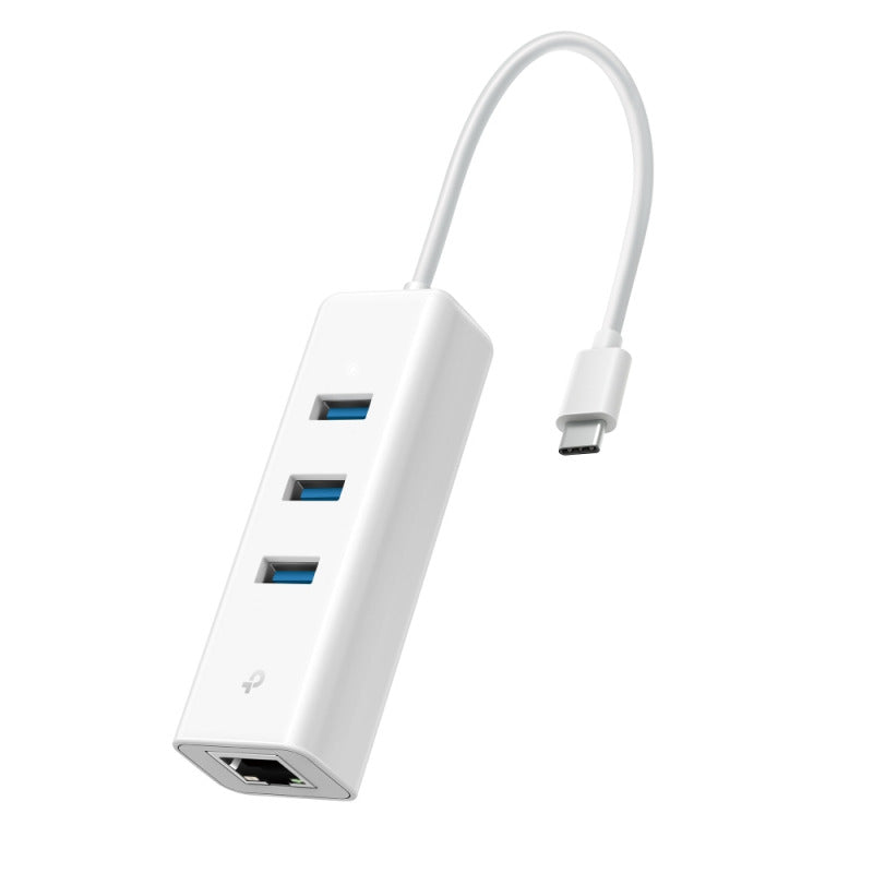 محول جيجابت إيثرنت من تي بي لينك بثلاثة منافذ UE330C USB Type-C