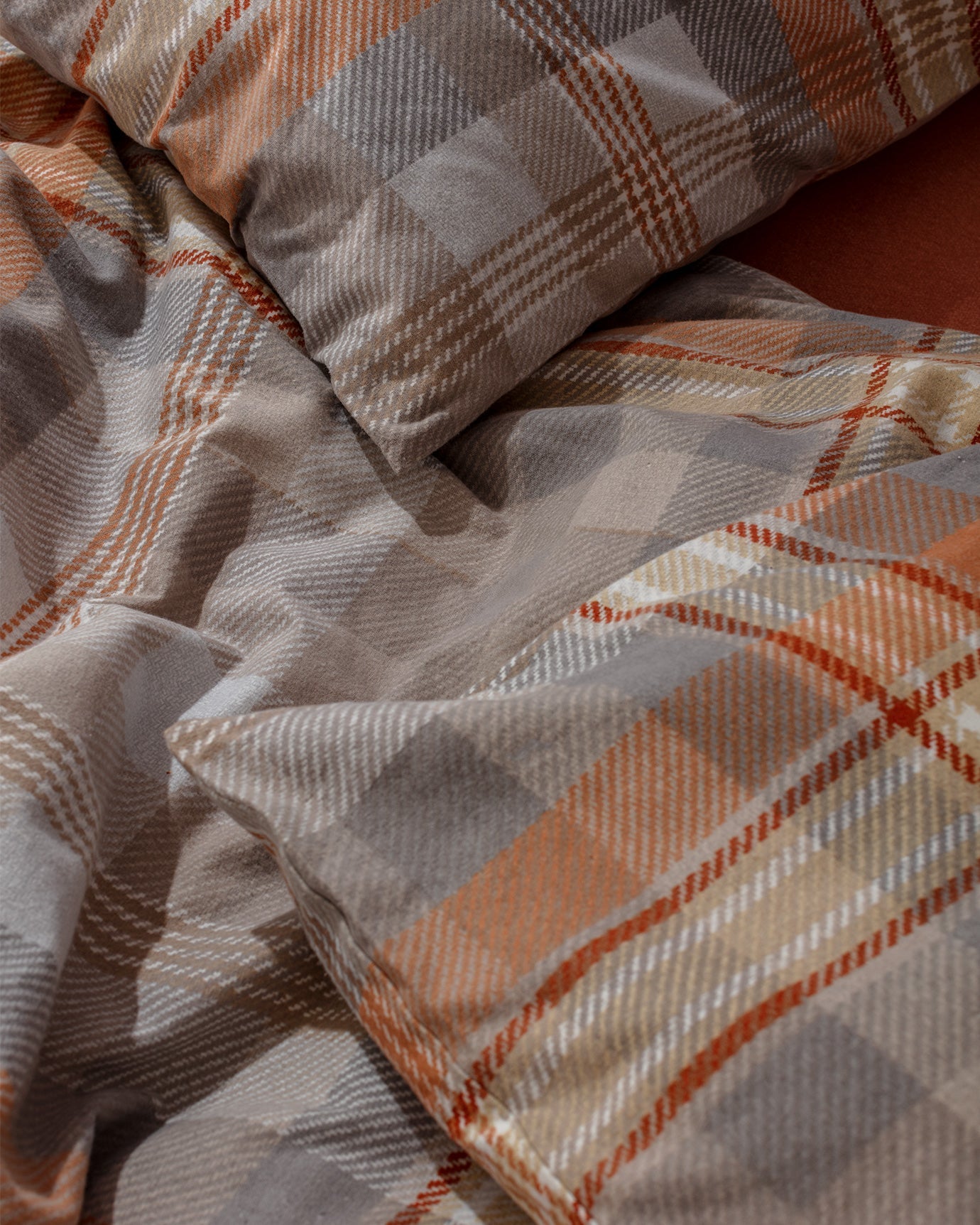 Gustave Super King Flannel Duvet Cover Set - Madame Coco JO
