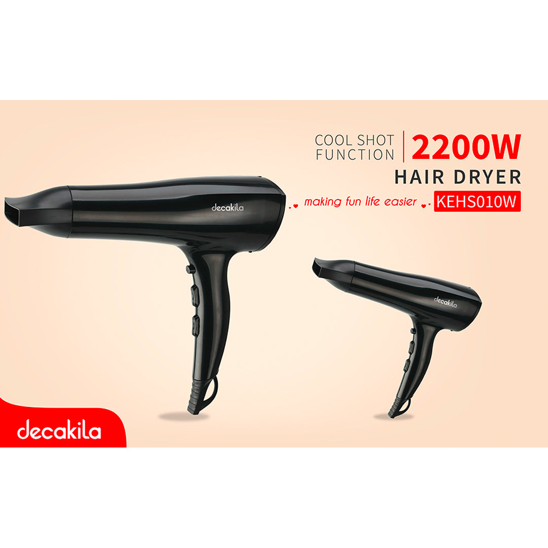 DECAKILA 2-Speed Hair Dryer 2200W (KEHS010W)