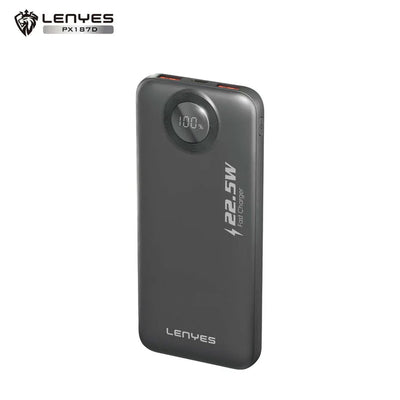 باور بانك Lenyes PX187D 10000mAh شحن سريع ومحمول