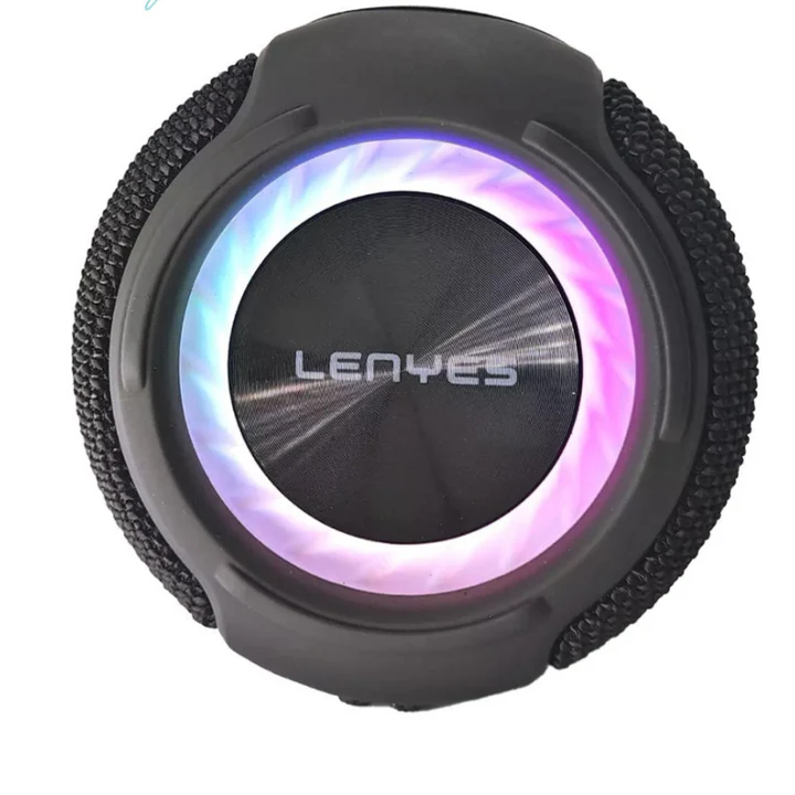 LENYES S826 Wireless Speaker – Deep Bass, LED Lights & Bluetooth