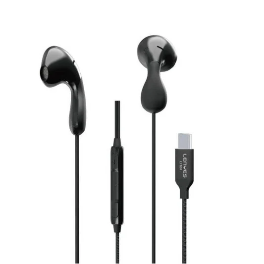 Lenyes LF104 Type-C Earphones – Stereo Sound & Mic