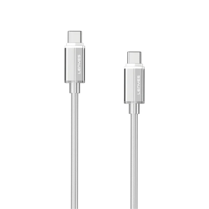 Lenyes LC503TC-TC 60W USB-C Transparent Alloy Cable
