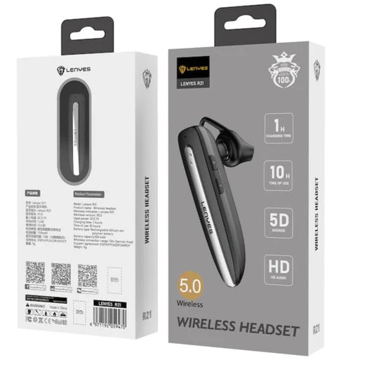 Lenyes R21 – Bluetooth Wireless Headset with Hi-Fi Sound & Foldable Design