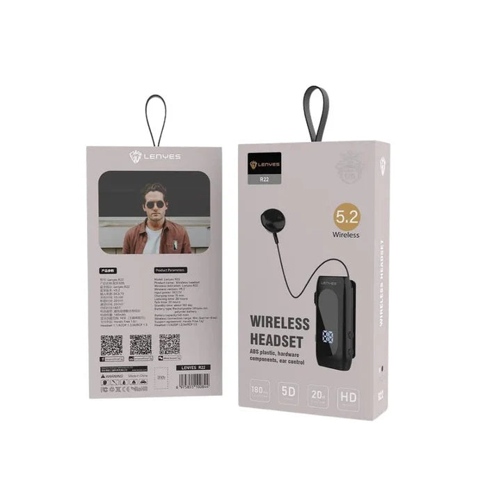Lenyes R22 – Wireless Bluetooth Headset with Hi-Fi & Foldable Design
