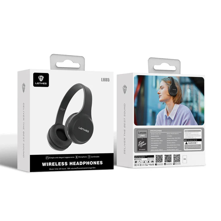 Lenyes LH85 – Dual-Channel Stereo Over-Ear Bluetooth Headphones
