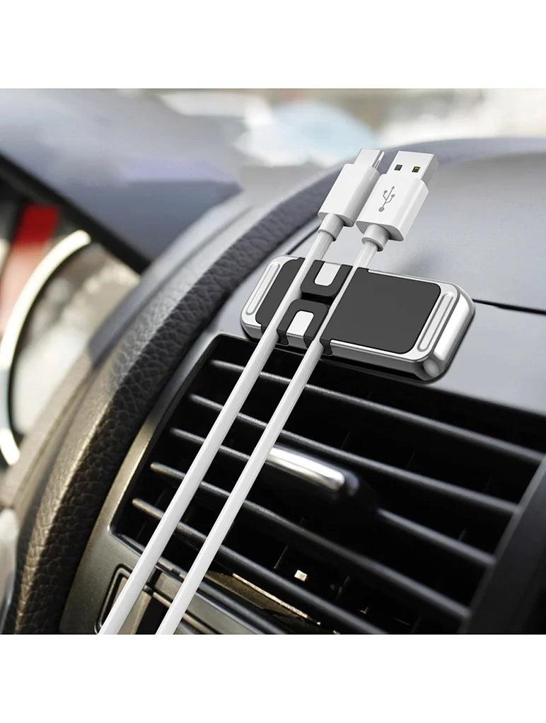 منظم كابلات يو اس بي من ويوو وحامل مشابك الأسلاك للمكتب والسيارة