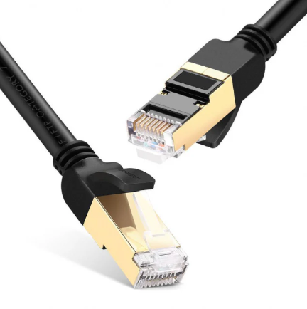 كابل Ugreen Cat 7 LAN F/FTP 15م – أداء عالي بدون تقطيع