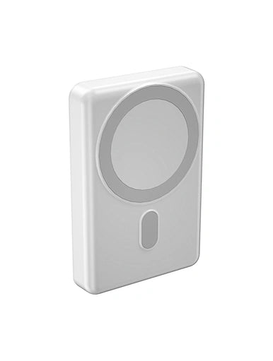 شاحن ويوو اللاسلكي المحمول مع بنك طاقة بقدرة 20 وات PD للشحن السريع باللون الابيض