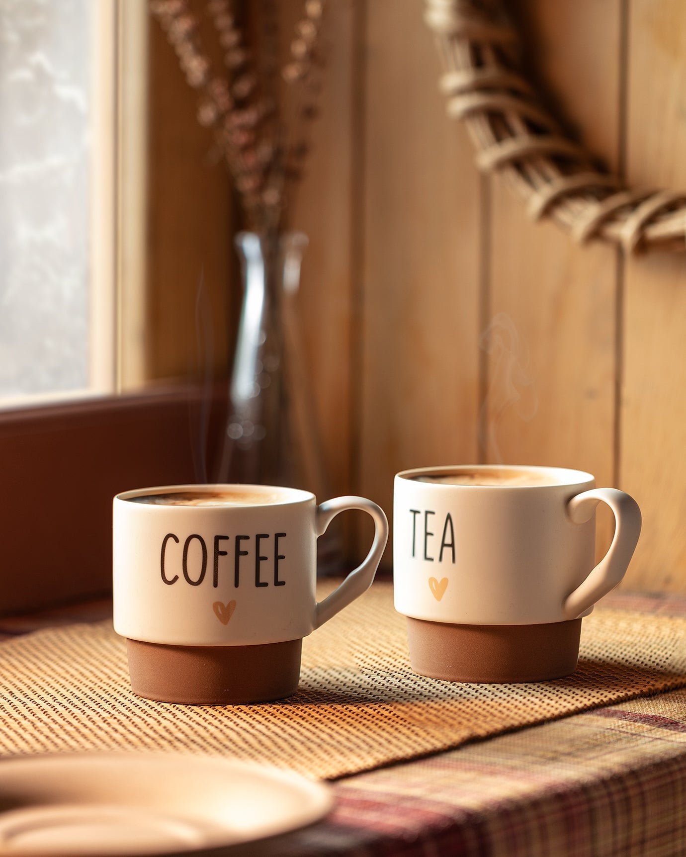 Naturel 2 Pcs Mug Set - Madame Coco JO