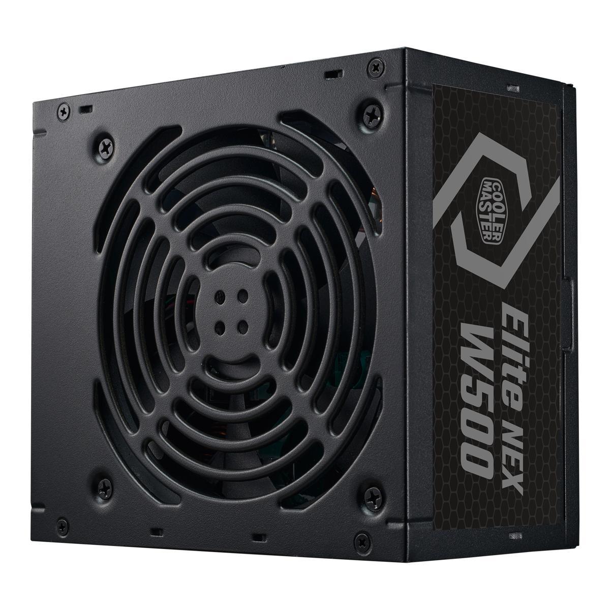 Cooler Master ELITE NEX 500 230V، 500w مصدر طاقة متين وآمن للمبتدئين بكفاءة ≥75%