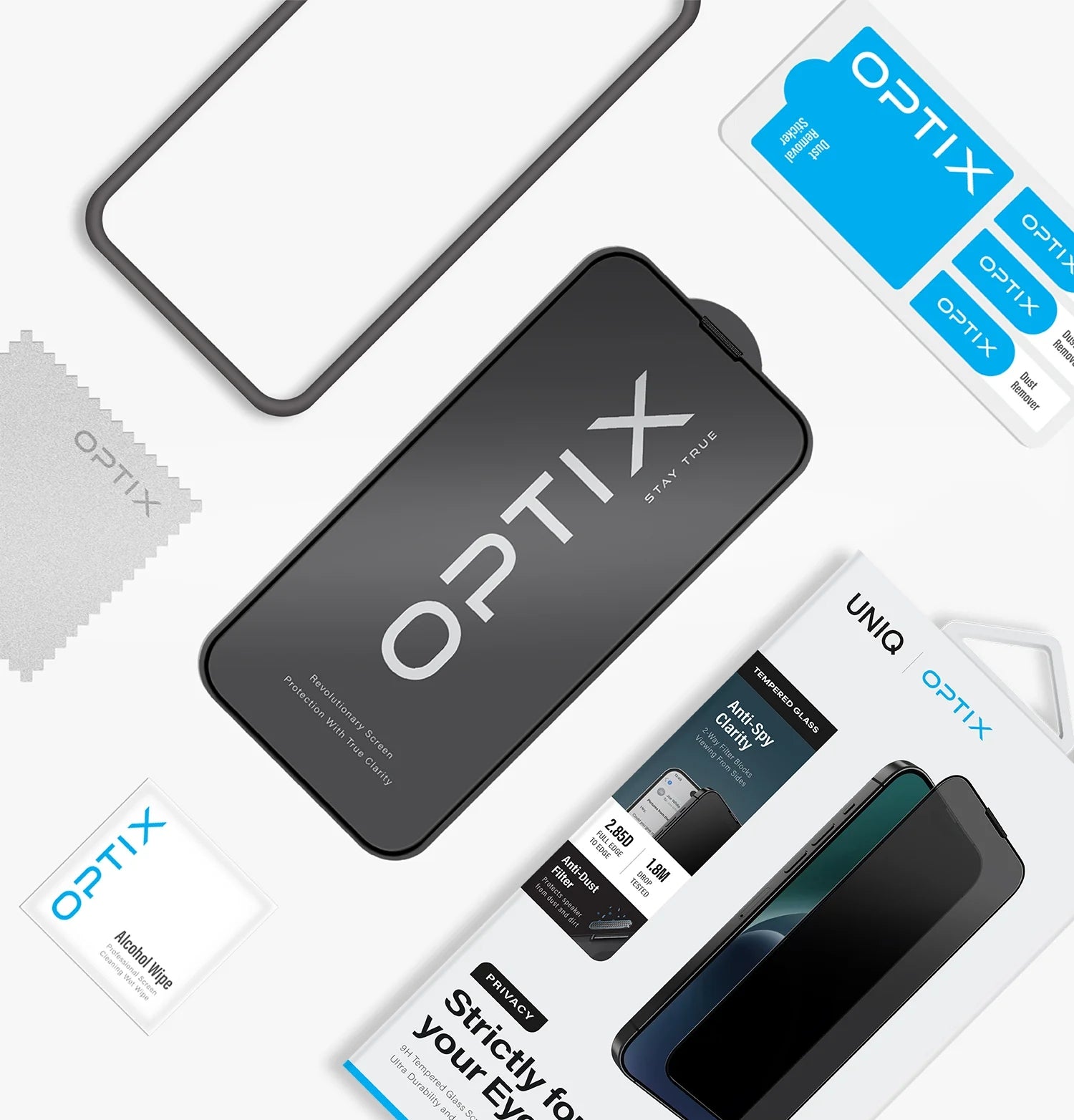 واقي شاشة خصوصية UNIQ OPTIX iPhone Pro 6.1 2023