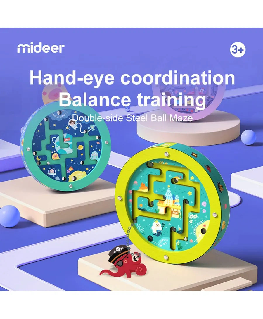 متاهة كرة فولاذية مزدوجة الجوانب من ميدير - الفضاء