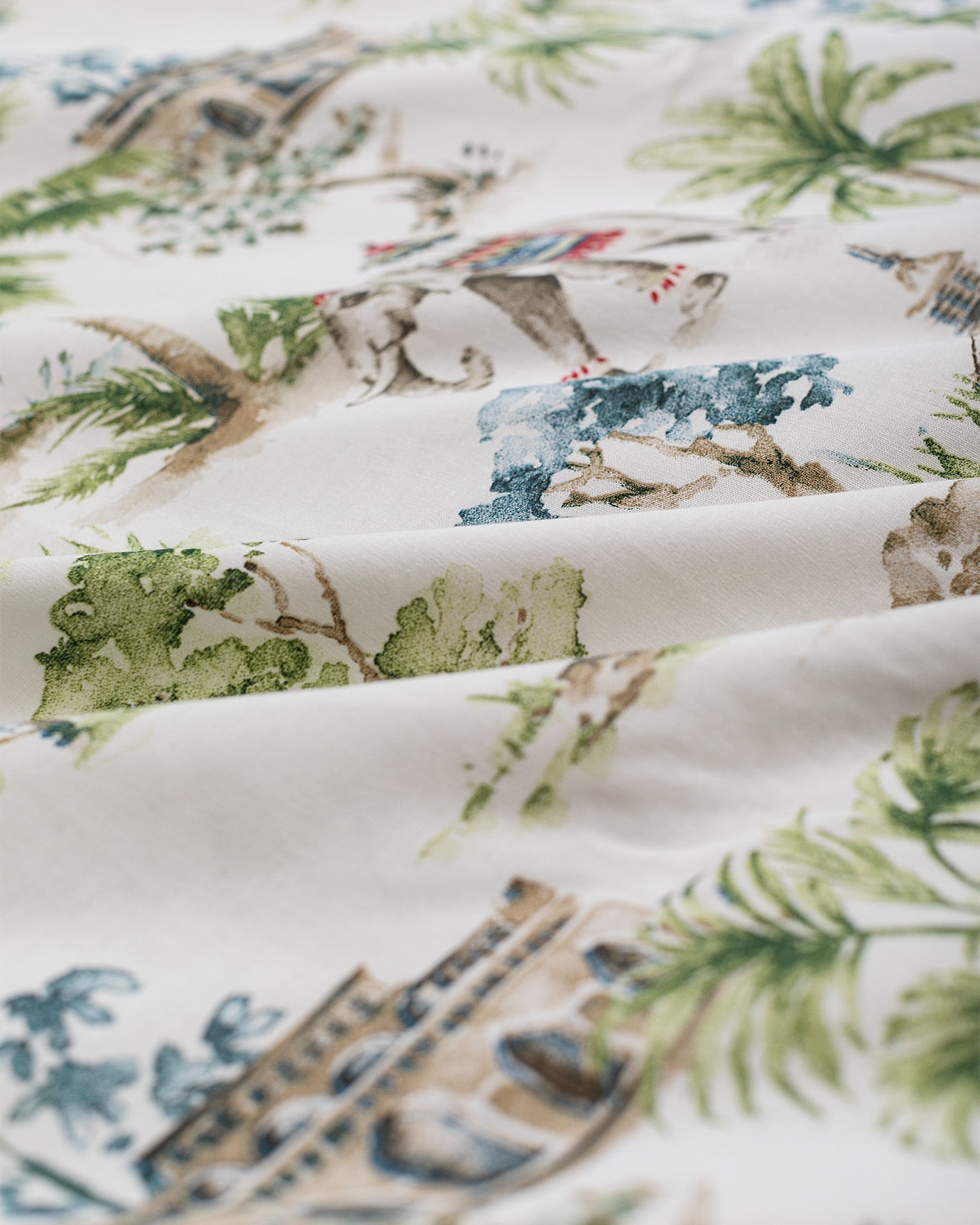 Iva Single Size Fitted Duvet Cover Set - Ranforce Patterned - Madame Coco JO