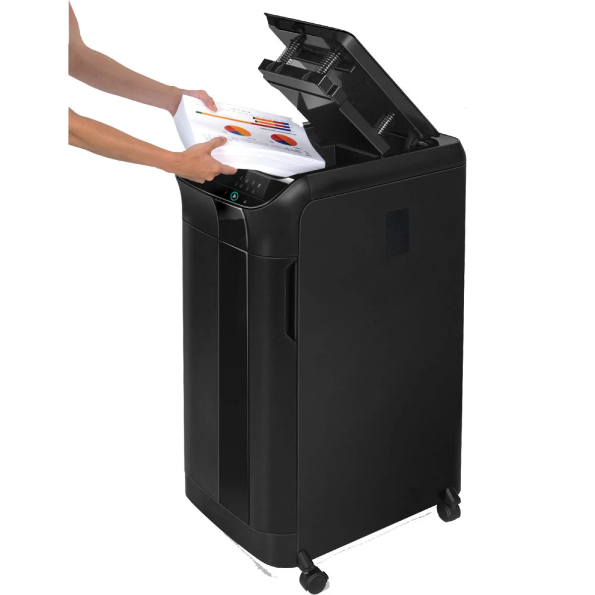 Fellowes AutoMax Auto Feed Shreds up to 550 sheets - Black