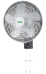 مروحة سونا حائط 16 إنش ريموت 5 ريش WF-4023R
