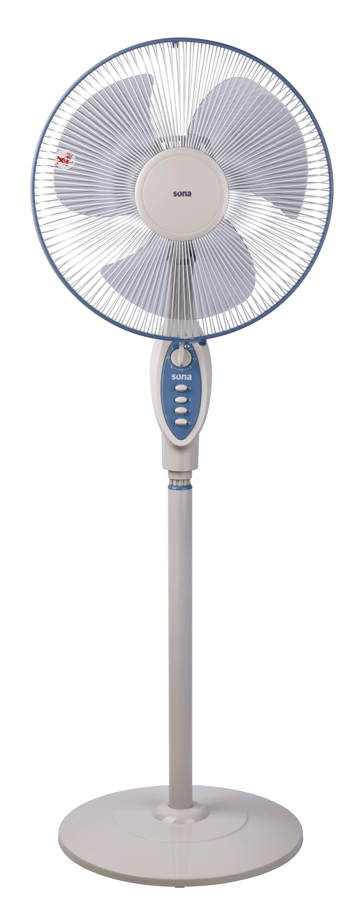 Sona 16" Stand Fan SF-152 – 3-Speed, Timer, Copper Motor