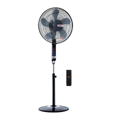 Sona Fan 16" 5 Blades Remote Control Screen 180° Rotation 6 Speeds Black