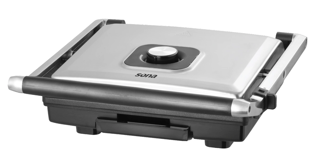 Sona Grill 2000W 4 Slices Temperature Control And Non-Stick Plates