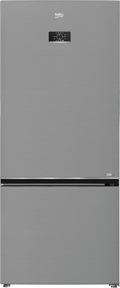 Beko Refrigerator A++ 509 L Bottom Freezer HarvestFresh Gray Inverter - Model B5RCNE66HXB