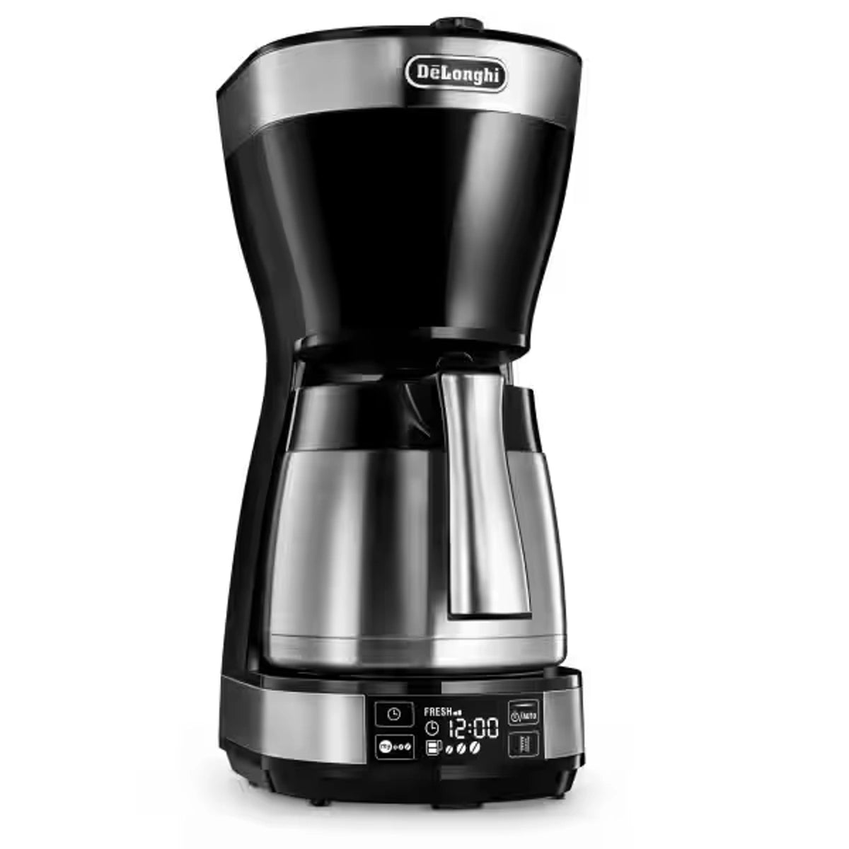 Delonghi American Coffee Maker 10 Cups 1.25 L Black and Silver
