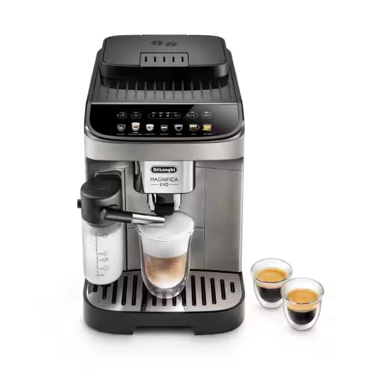 Delonghi Espresso Machine with Grinder Milk & Water Filter 1.8L 1450W