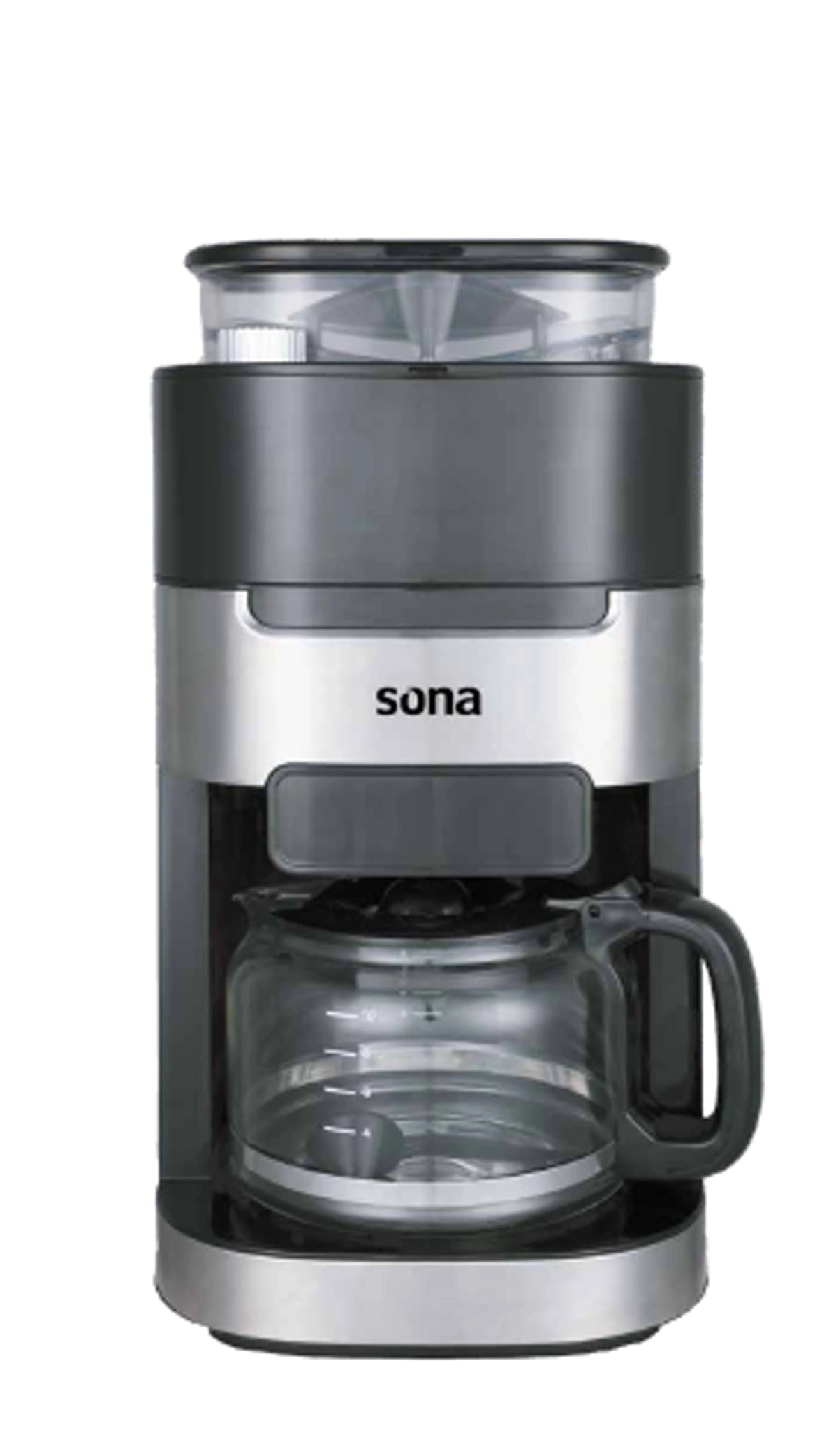 Sona 1050W American Coffee Maker with Grinder 1.5L