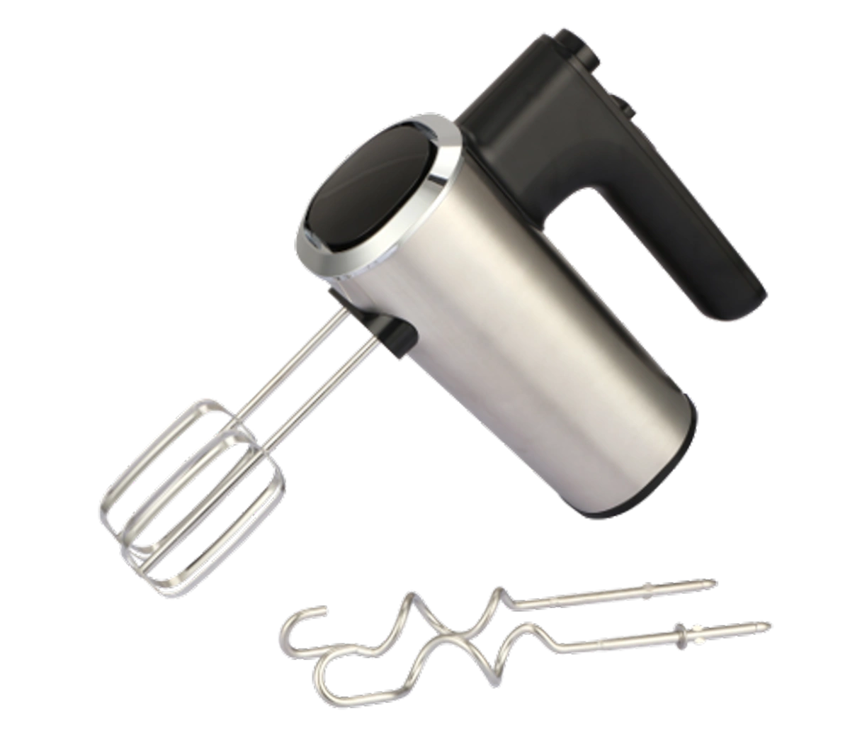 Sona Hand Mixer 400W 5 Speeds + Turbo | Stainless Steel Beaters & Dough Hooks | SHM-1406