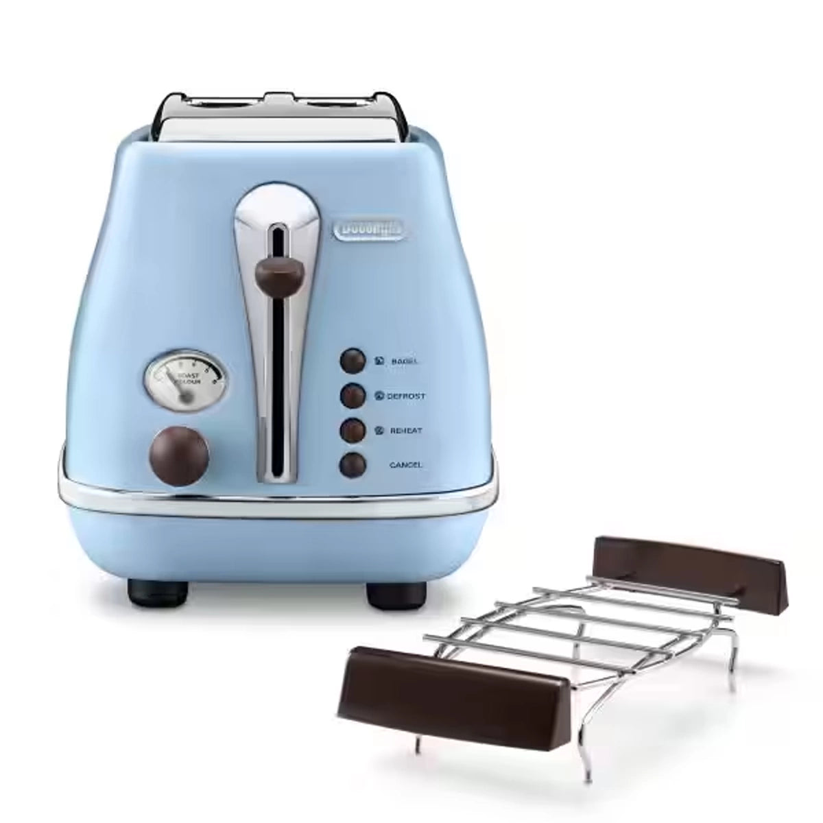 DeLonghi Vintage 2-Slice Toaster – 900W