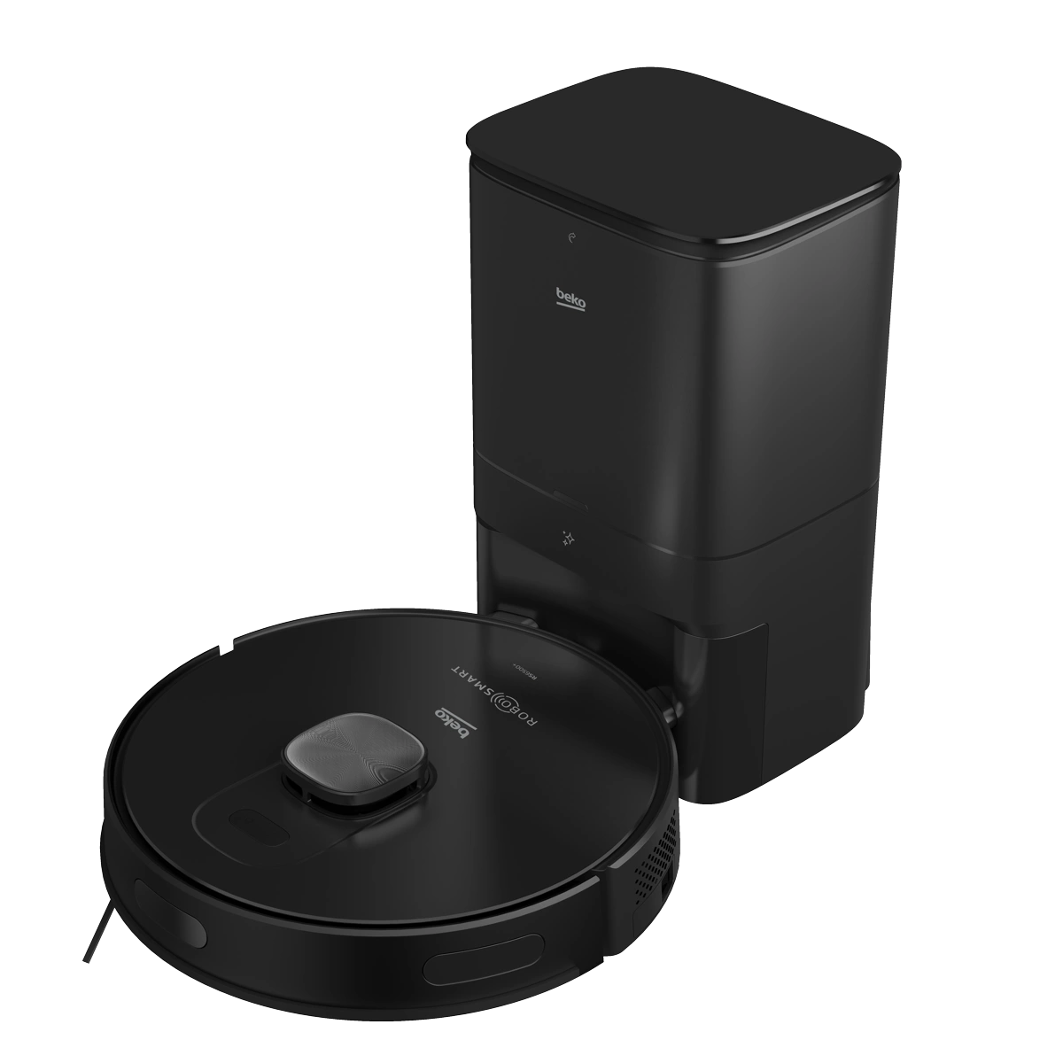 مكنسة روبوتية ذكية من بيكو - شفط 5000 باسكال، سلة مهملات سعة 0.4 لتر