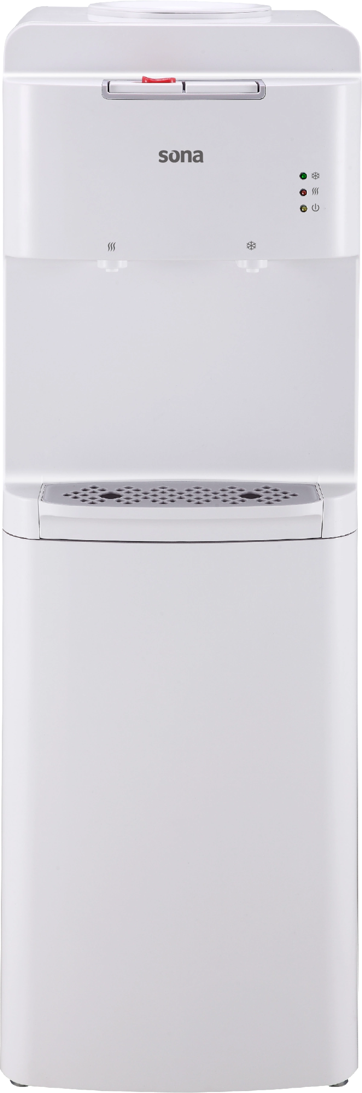 Sona Water Dispenser 2 Faucets Hot & Cold with Child Safety Lock White | YL-1563