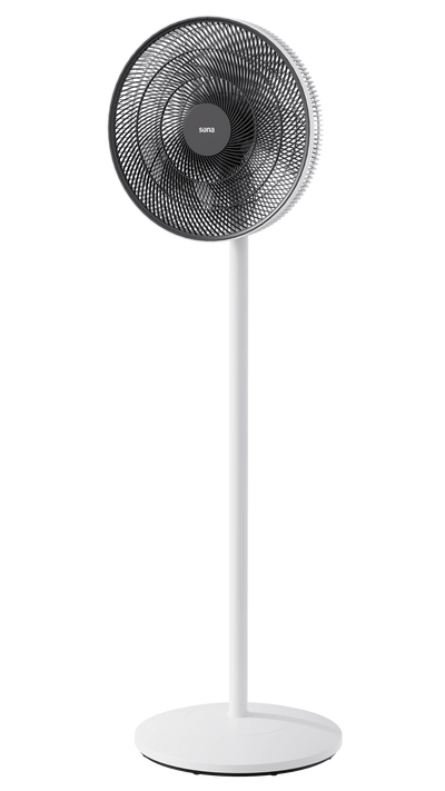 Sona Stand & Table Fan 16 Inch 3 Speeds 5 Blades White | SF-40151W