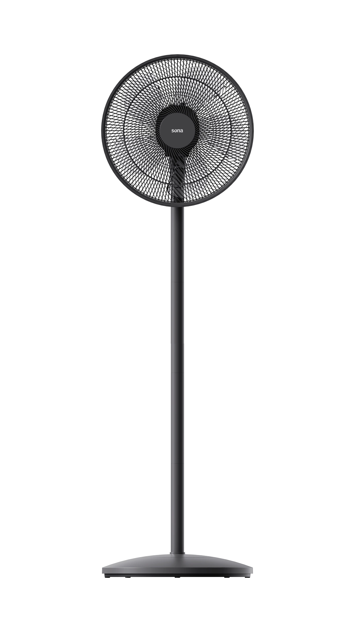 Sona 16" Stand & Table Fan 3-Speed 5 Blades Black – Model SF-40151 BK