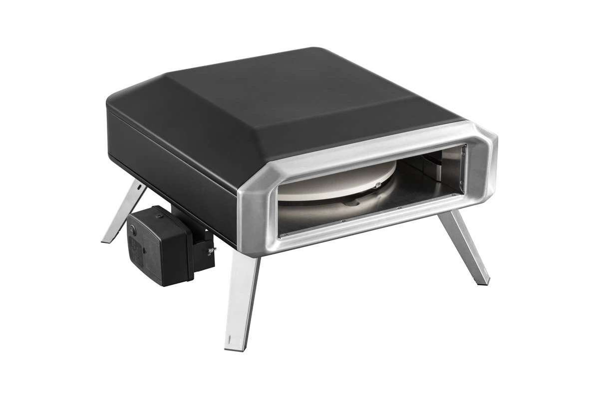 Pizza King 16" Gas Pizza Oven with Automatic Rotation & Pizza Stone