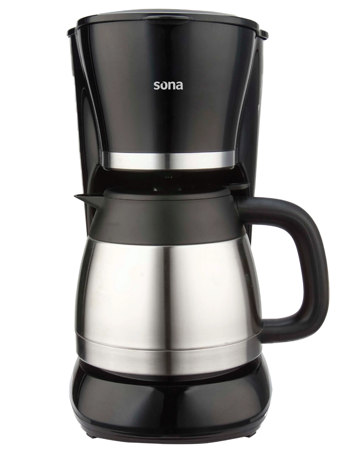 Sona American Coffee Maker 800W 1L Stainless Steel Carafe – Model SCM-1019 C