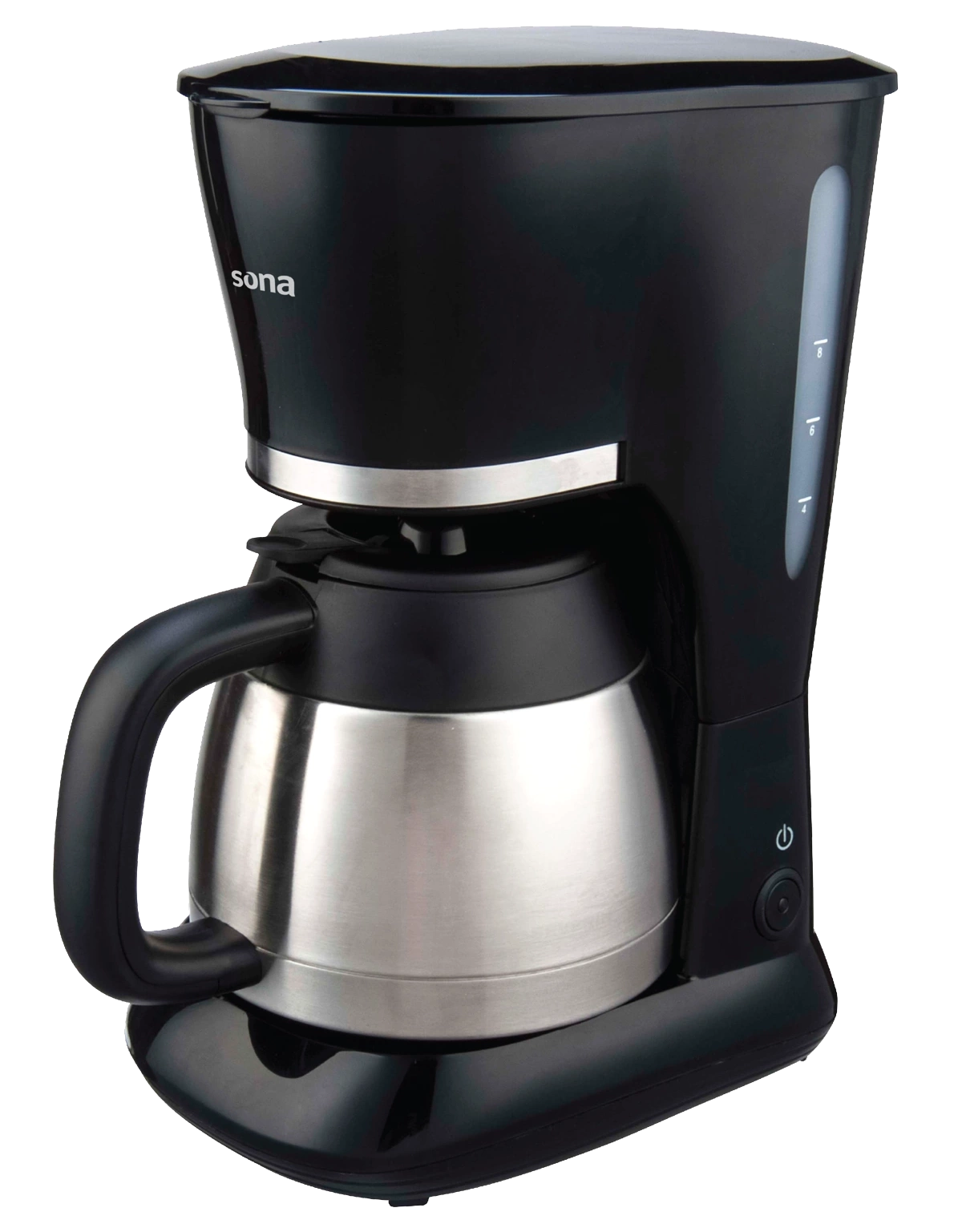 Sona American Coffee Maker 800W 1L Stainless Steel Carafe – Model SCM-1019 C