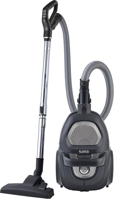 Sona Vacuum Cleaner 2400W Cyclone Technology HEPA Filter 3.5L Bagless Speed Control Gray - SVC-24