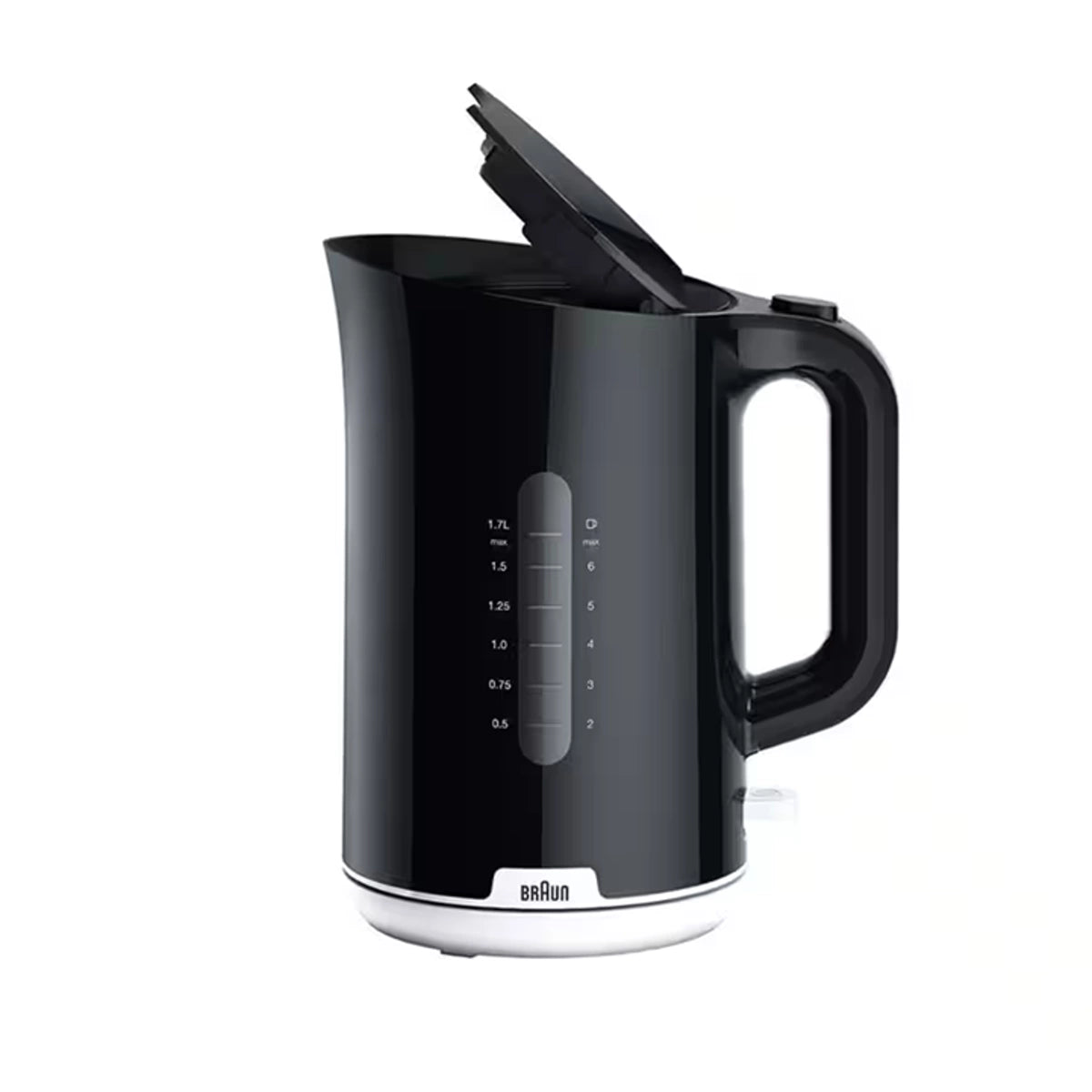 Braun Breakfast 1 Electric Kettle 2200W 1.7L Fast Boil – Black (WK1100BK)