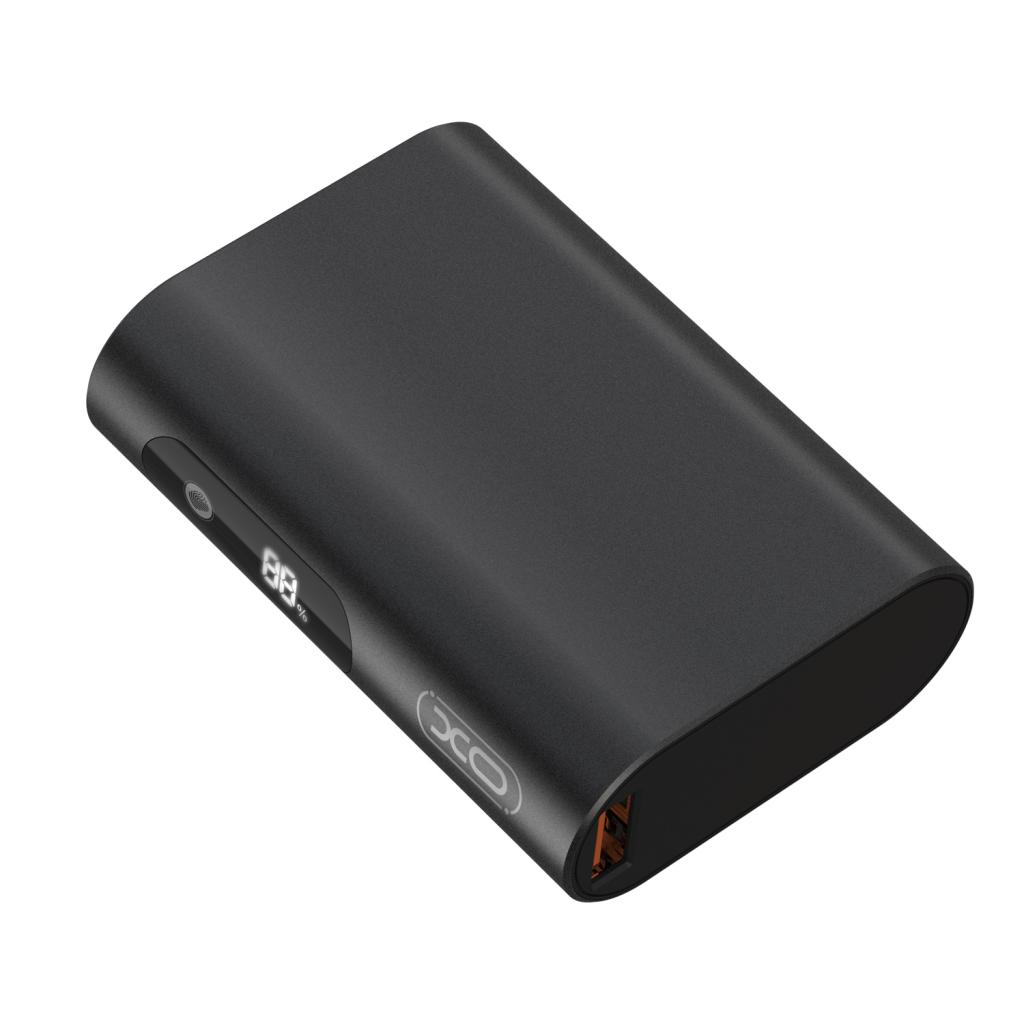XO PR155 Mini Steel Power Bank – 10000mAh Fast Charger