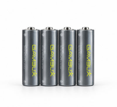 GAMBLIX Vexon AAA Alkaline Battery, 1.5V, LR03/AM-4 – Gray