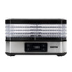 Geepas 500W Digital Food Dehydrator, 5-Layer, 48H Timer, Black/Silver GFD63013UK