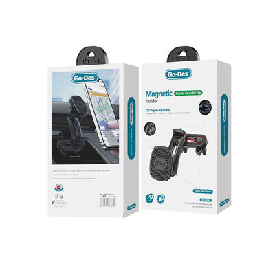 حامل الهاتف المغناطيسي للسيارة من جو ديس تركيب سلس وآمن لتسهيل تثبيت هاتفك أثناء القيادة